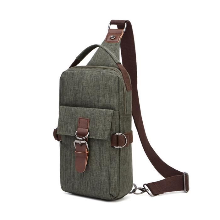 sac messager à bandoulière vintage en cuir marron pour homme avec bandoulière réglable - durable sac messager à bandoulière vintage en cuir marron pour homme avec bandoulière réglable - durable