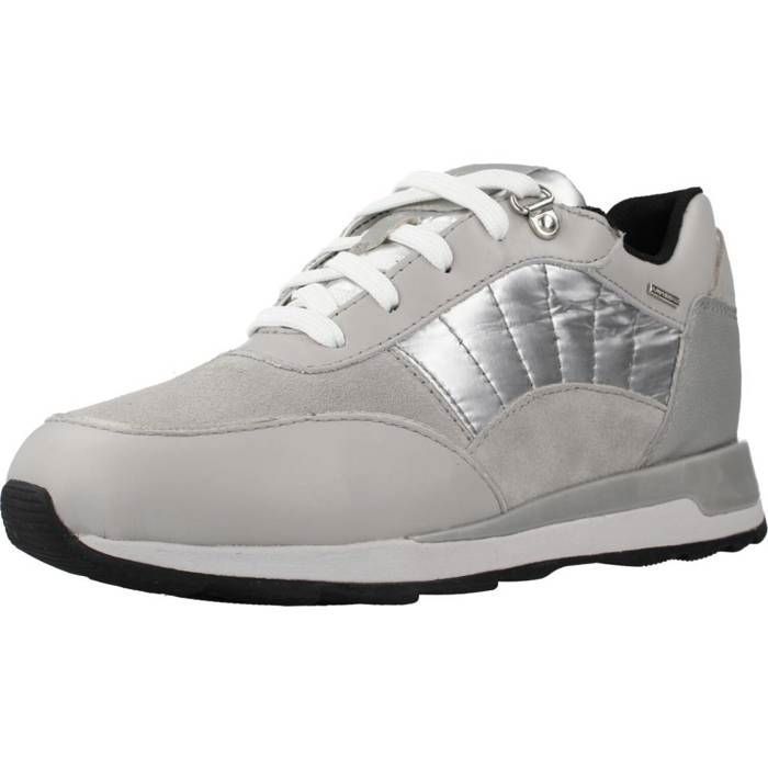 Geox Chaussure Geox Modèle D New Aneko B Abx - Coleur Argent