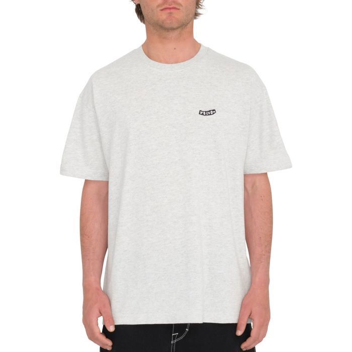 T-shirt Homme Volcom Stone - Gris Anthracite, Taille M, Coton Bio (neuf Avec étiquettes)