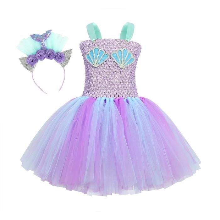 Bébé fille paillettes hauts Tutu jupe bandeau tenues ensemble fille fête  robe d'été 