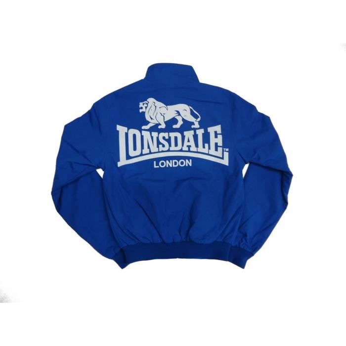 Blouson Lonsdale Homme Acton Bleu Majestic Taille XL