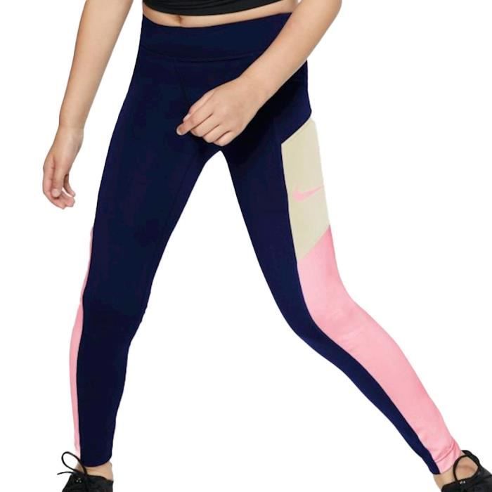 Legging Marine/Rose Femme Nike Trophy Bleu - Cdiscount Prêt-à-Porter