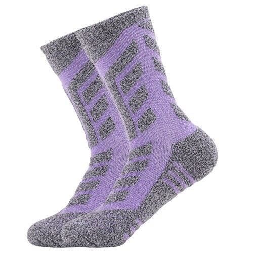 Chaussettes Hiver Femmes Unisexe 3D Animaux - Double épaisseur Coton, Motifs Relief - Chaussettes Chaudes Thermiques