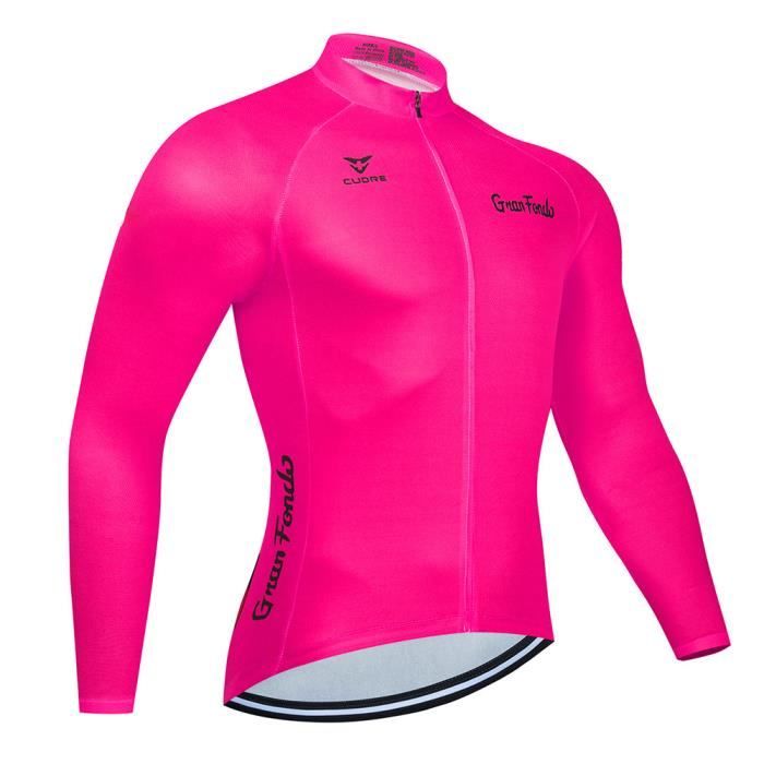 Maillot De Cyclisme Respirant UGLY FROG Homme – Manches Longues, Séchage Rapide, Tissu Élastique – Équipe De France – Automne