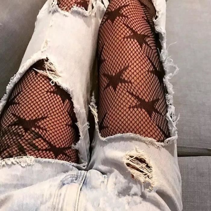 Collants Résille Halloween - Motif Toile D'Araignée Et Tête De Mort - Lot De 2 Paires