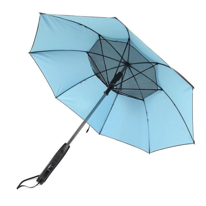 Parapluie Ventilateur Brumisateur Parapluie 3 En 1 Avec Ventilateur, Vaporisateur D'eau, Ventilateur De Reoidissement, Bloquant Les UV, Pêche Parapluie Brumisateur