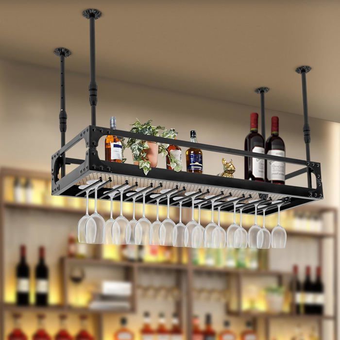 Casier à Vin Européen, Casier Créatif De Bouteille De Vin En Fer Forgé