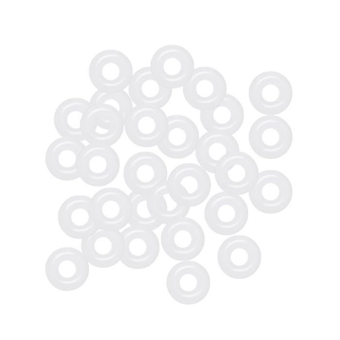 Sourcingmap Silicone O-Rings, 5mm OD 2mm ID 1.5mm Width VMQ Seal Gasket For Compressor Valves