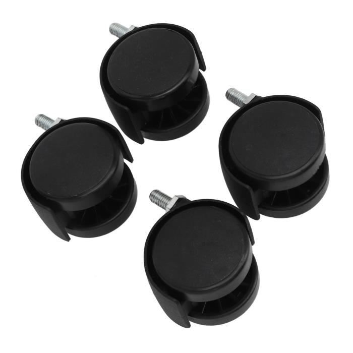 Lot De 2 Paires De Roulettes De Valise 3,4 Cm - Roues Pivotantes De Rechange, Avec Vis Et Tournevis