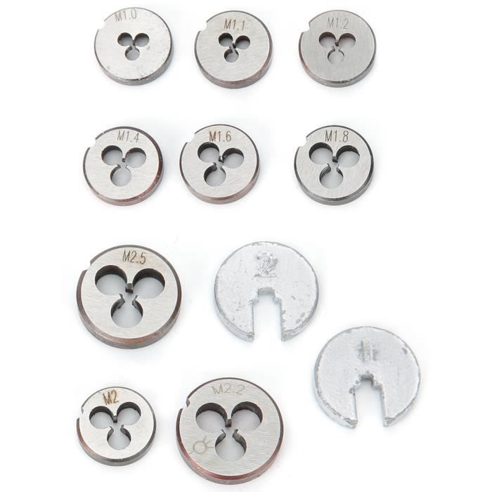 SALALIS Taraud à vis Jeu de tarauds et filières à vis en métal, Kit d ...