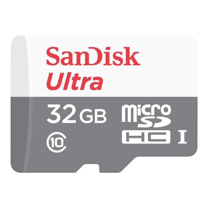 SanDisk Ultra microSDHC UHS I Cartes mémoire Micro Secure Digital High Capacity microSDHC SD UHS I - vue 3