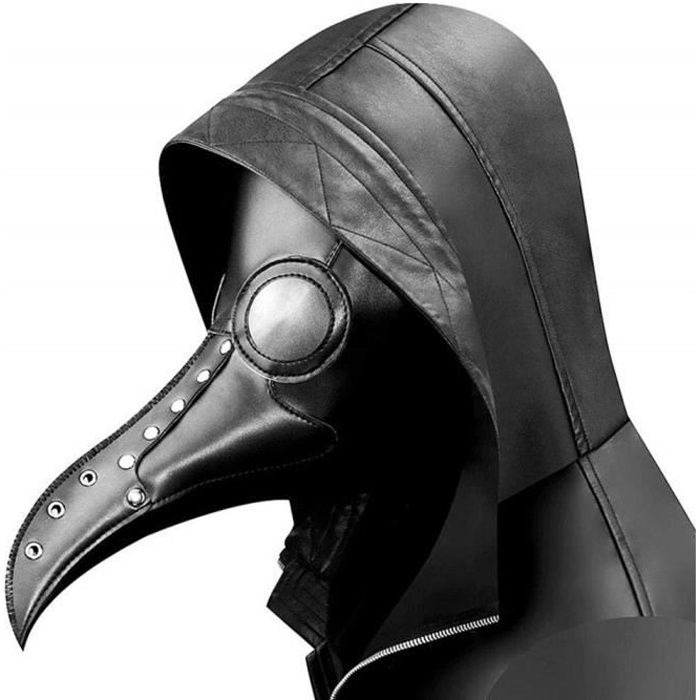 Costume Médecin De La Peste - Masque à Long Bec, Cape, Canne, Gants - Pour Halloween, Cosplay Steampunk