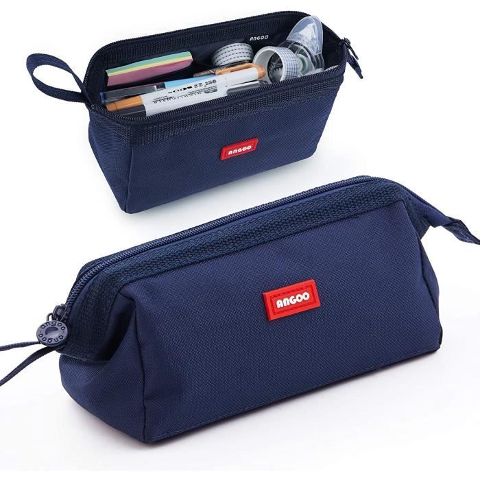 1 Pièce Nouveau étui à Crayons Mignon En 3D, Grande Boîte à Stylos Double Couche Pour étudiant