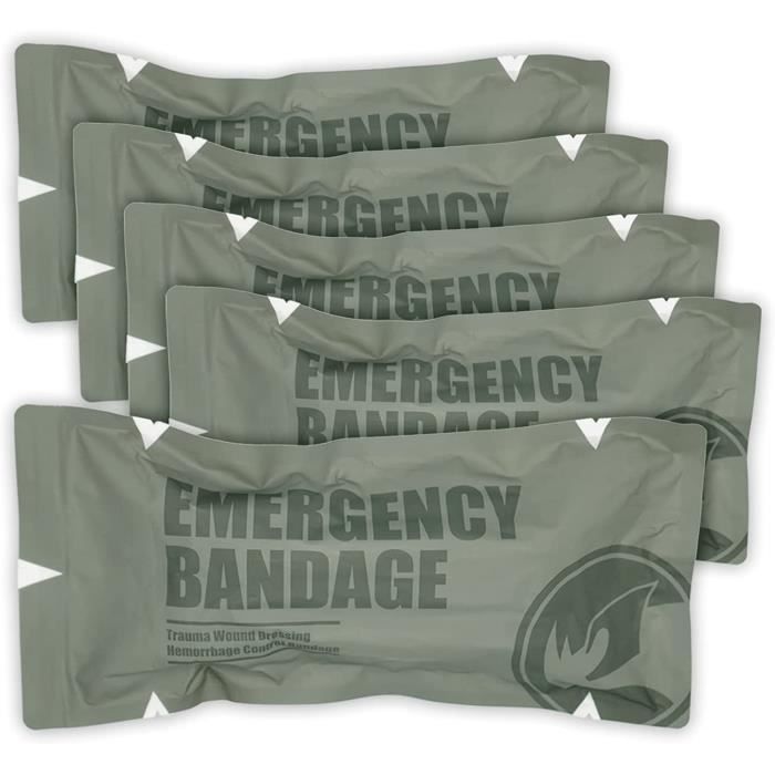 Lotvic Bandage israélien,Garrot Tourniquet,Pansement Israelien,3 Garrot