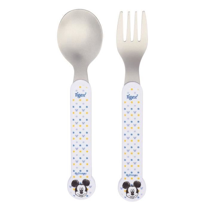 Mickey Set 2 Couverts Inox Disney Baby Cdiscount Puericulture Eveil Bebe