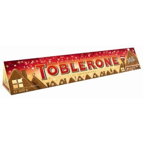 Confiserie de Noël: Toblerone au chocolat au lait, 400 Gr - Cdiscount