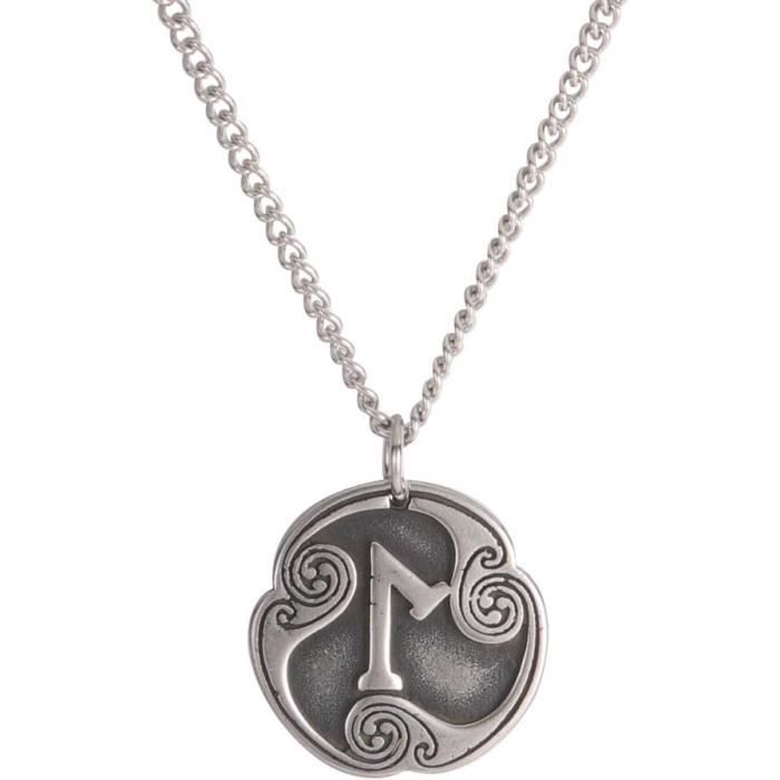 Pendentif Viking Rune En Corne - Collier Talisman Protection - Fabrication Artisanale