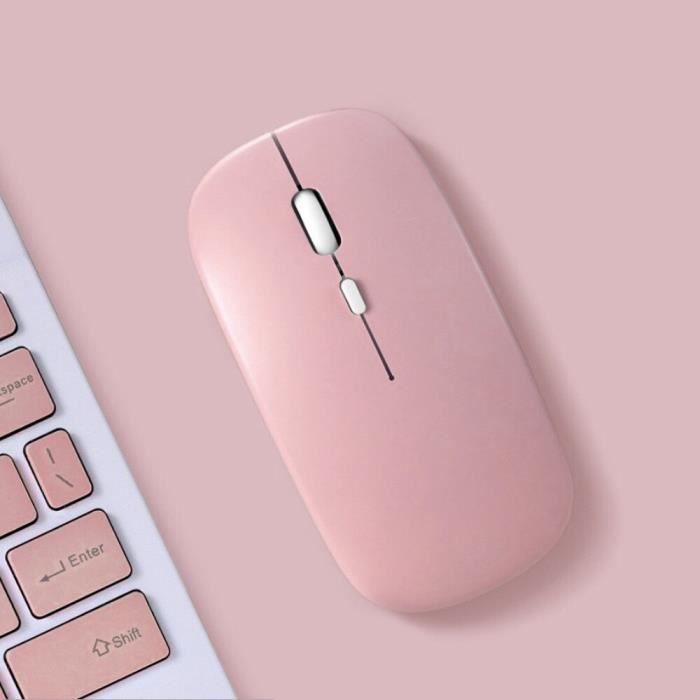 SOURIS,Pink Bluetooth Mouse--Souris Bluetooth pour iPad, Samsung