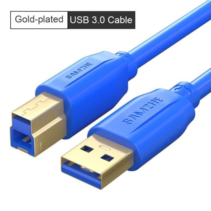 2.0 A Mâle À Scanner Cordon Imprimé Imprimante Câble USB Type B Câble 