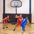 DREAMADE Panier de Basket-ball Extérieur Enfants Adultes avec Hauteur de 2,2 à 3,05CM, Support en Acier Panneau Résistant-1