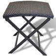 MEP8🍃- Tabouret pliable Chaise de Bar Chaise de cuisine  44 x 44 x 40 cm (L x l x H)- Poufs d'extérieur Meuble Mobilier de ja4975-1