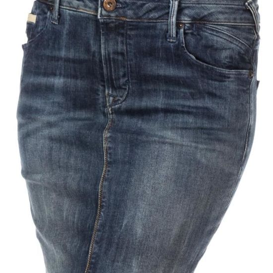 Jupe tube en denim bleu Gaastra Femme