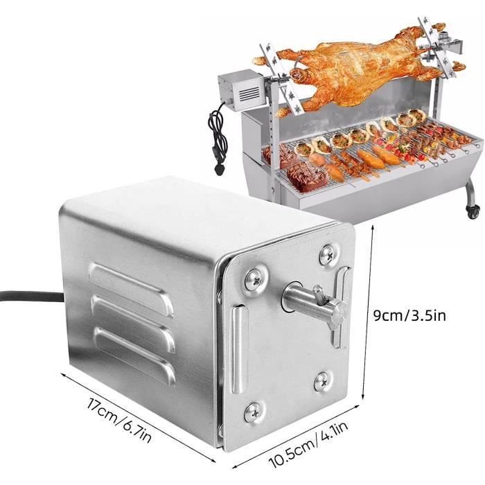 Barbecue Weber Moteur Tournebroche Onlyfire - Électrique 2 Tours/min - 4W - Compatible Weber, Char-Broil - Noir Moteur Pour Grill