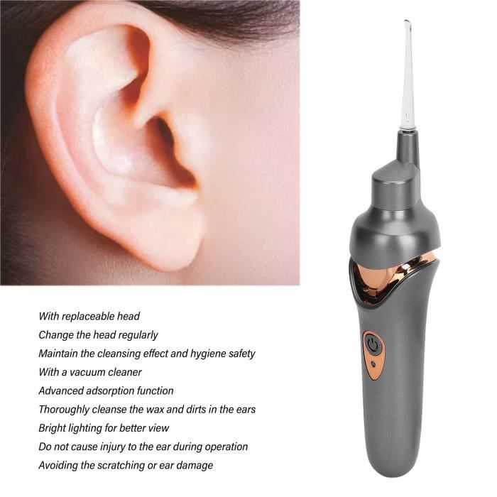 Drfeify Aspirateur électrique pour cérumen Nettoyeur d'oreilles électrique  avec lumière aspirateur de cérumen manutention elingue - Cdiscount Au  quotidien