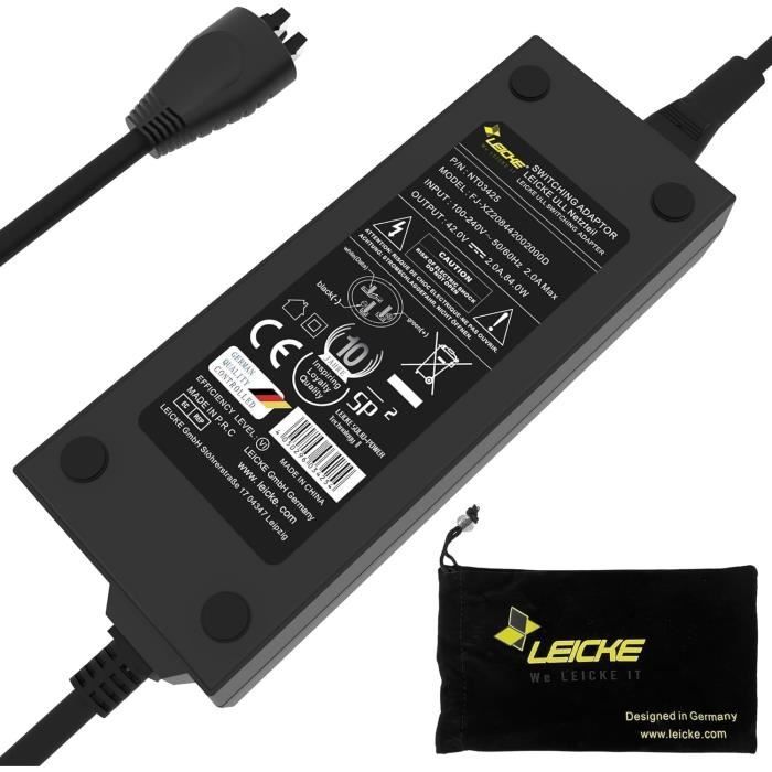 Chargeur vélo électrique 36V 4Ah - Chargeur de batterie | AllBatteries Chargeur vélo électrique 36V 4Ah - Chargeur de batterie | AllBatteries