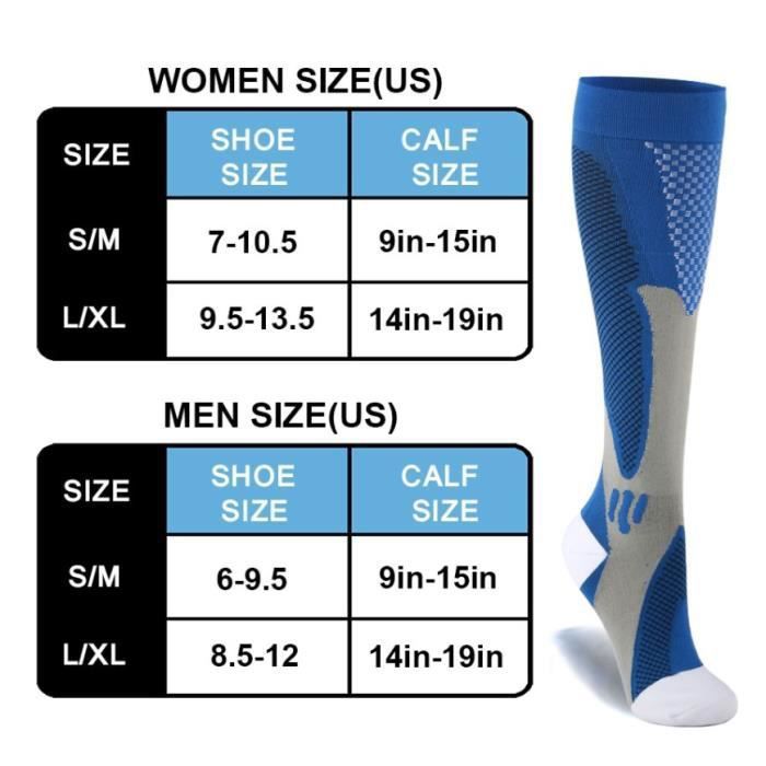 CEP Chaussettes de Compression Femme - Max Cushion Hiking Mid Cut - gris/bleu