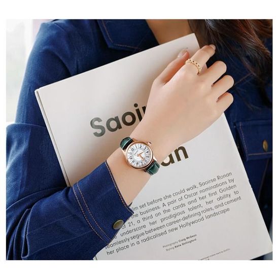 Montre femme on sale grand cadran