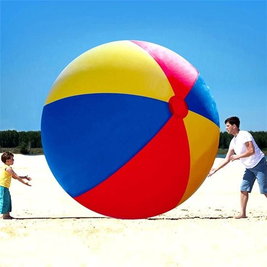 Gonflable Ballon de Plage Piscine Parti Faveur Balle Piscine Jouet pour le  Jeu Extérieur Jouet Coloré kesoto1 - Cdiscount Sport