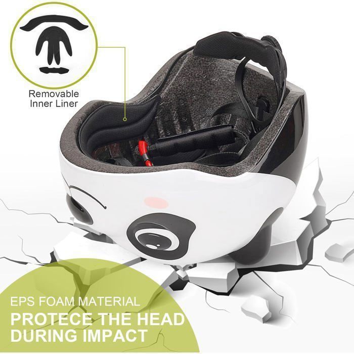 Casque Vélo Enfant 2-6 Ans - Multisport Réglable 47-54 Cm, Léger 215 G, Ventilé, Norme EN 1080 - Pour Vélo, Trottinette, Skate, Roller