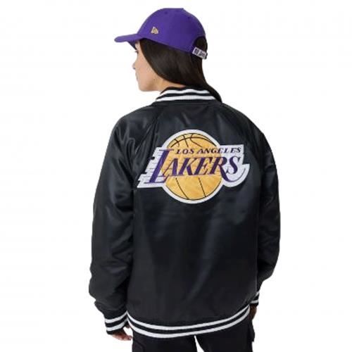 Veste Teddy Mixte Los Angeles Lakers NEW ERA Brillant Noir