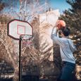 DREAMADE Panier de Basket-ball Extérieur Enfants Adultes avec Hauteur de 2,2 à 3,05CM, Support en Acier Panneau Résistant-3