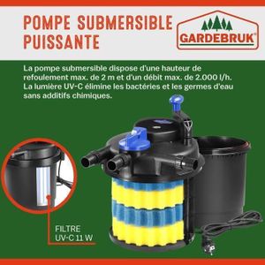 Ampoule de rechange UVC 11W pour système de filtration de bassin - Oase