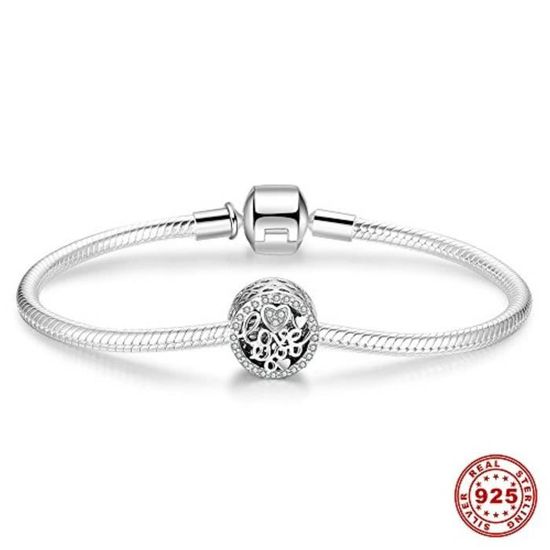 Uniqueen I Love You Perles Charms Pendentif pour Bracelets et Colliers