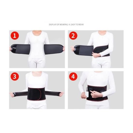 Ceinture lombaire chauffante et massage top