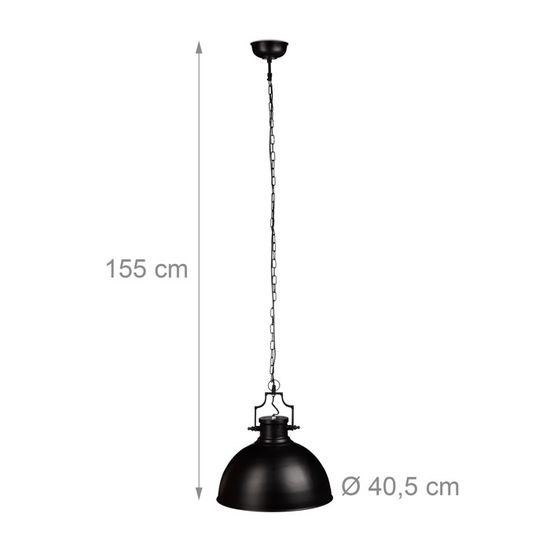 Suspension métal et verre marron – 7 lampes design