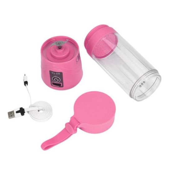 1X 380ml Presse-agrumes rechargeable USB bouteille Coupe Melangeur de jus d/' n8l