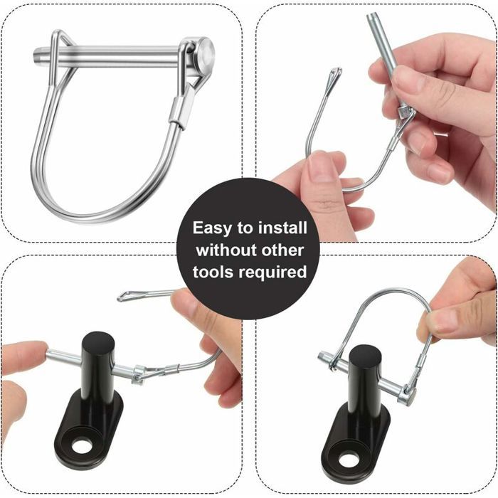 Attache Remorque Pour Vélo - Connecteur Métallique Haute Capacité - Démontage Rapide - Pour Remorques Enfant, Chien, Transport