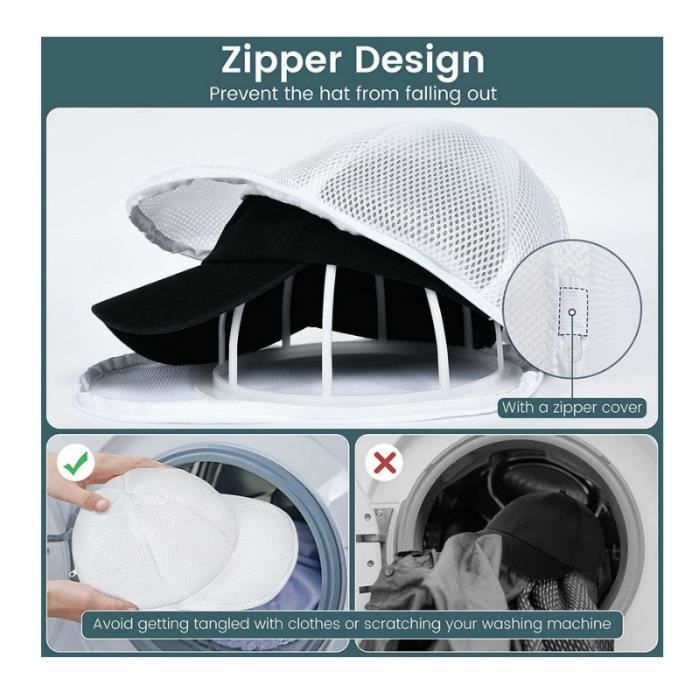Lave-chapeau pour lave-linge lave-vaisselle porte-casquettes de
