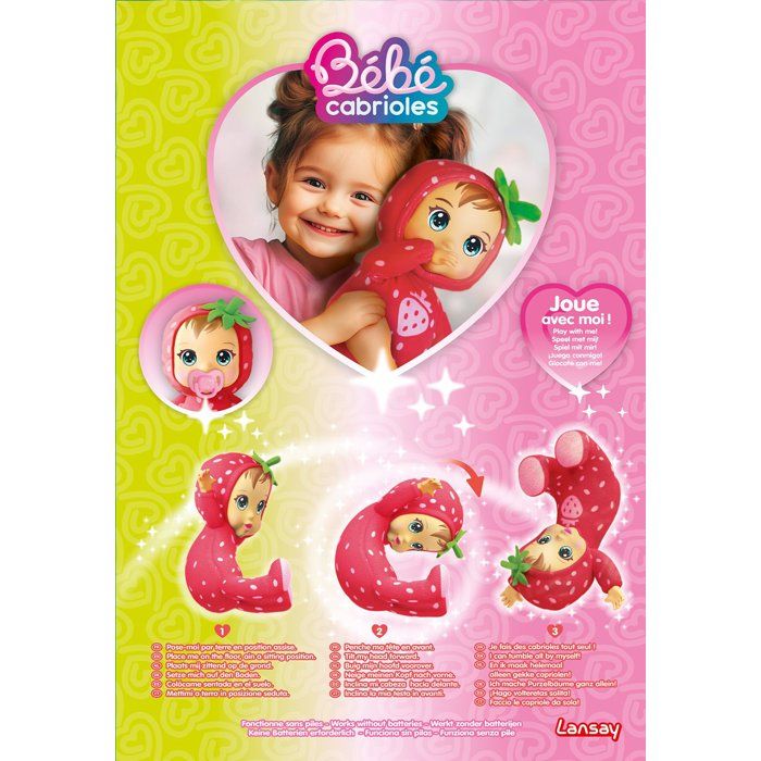 Poupée Lansay MON BEBE CABRIOLES LICORNE Poupon Jouet Interactif pour