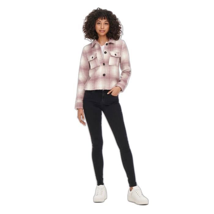 Veste courte carreaux femme 2025