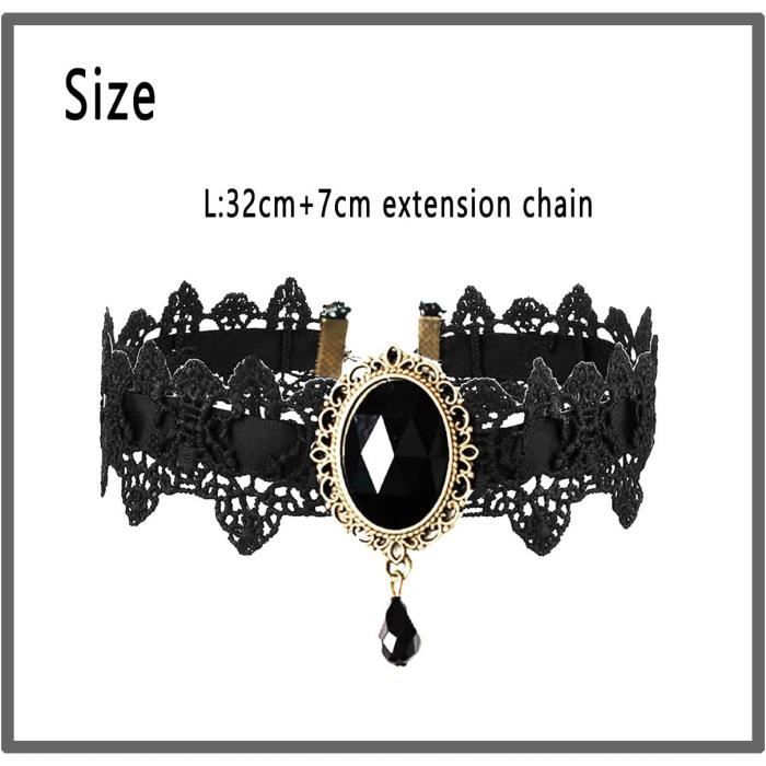 NICERAM Collier Halloween Goutte De Sang – Bijou Vampire En Caoutchouc Souple, Déco Effrayante Et Accessoire De Fête Horrifique, Taille Unique Avec Chaîne Réglable