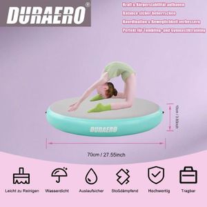 Tapis De Gymnastique Gonflable KM-Fit Airtrack 5m (Bleu) – Avec Pompe électrique 600W