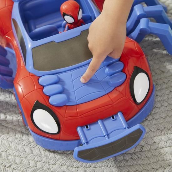 Marvel Spidey and His Amazing Friends, Arachno-bolide lumineux, jouet  préscolaire avec sons et lumières, à partir de 3 ans