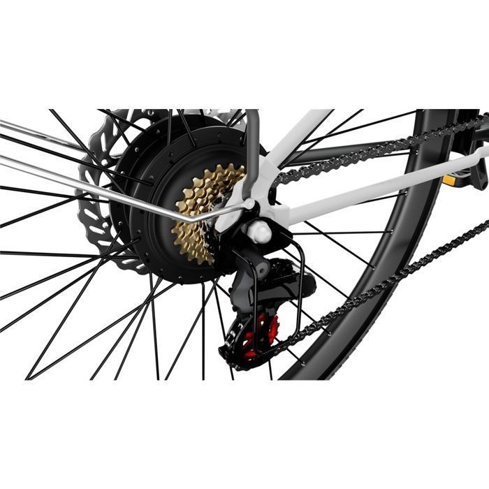 Vélo électrique VTT VDL 500W - 36V 12.8Ah Batterie Amovible - Noir - NEUF