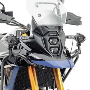 Lot 2 Phares LED Moto 125W Anti Brouillard - Projecteur Spot 3000LM U5 Étanche - HANSWDEU