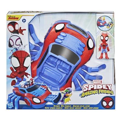 Figurine Spidey de 10 cm avec véhicule Arachno-bolide convertible 2 en 2 -  HASBRO - Spiderman - Jouet - Blanc - Cdiscount Jeux - Jouets